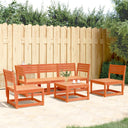 vidaXL 5-delige Loungeset massief grenenhout
