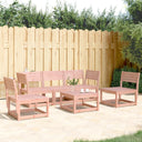 vidaXL 5-delige Loungeset massief grenenhout