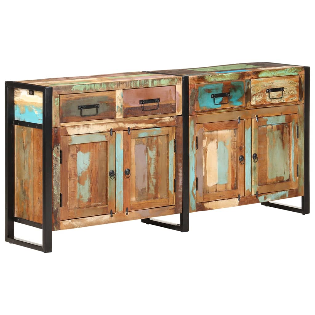 vidaXL Sideboard 172x35x80 cm solid mango wood