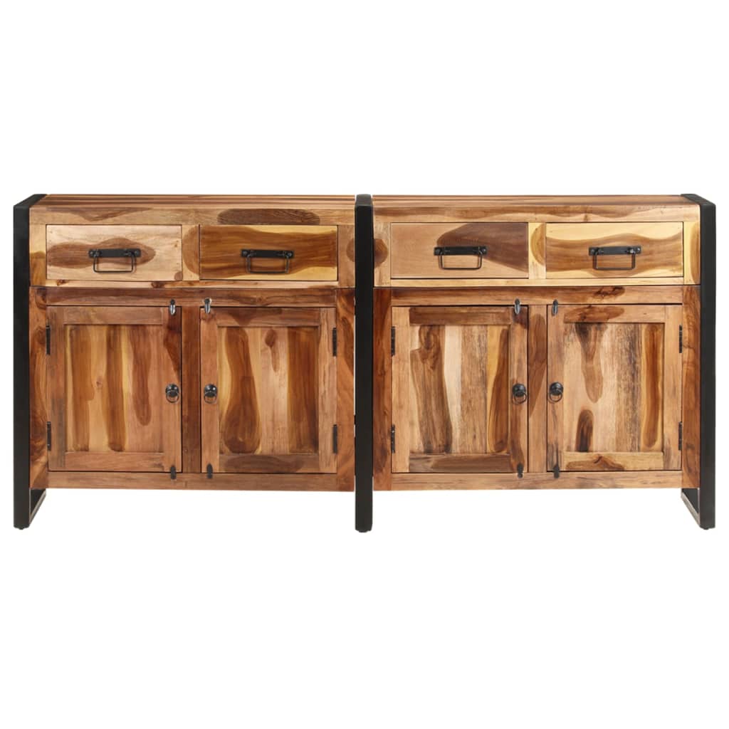 vidaXL Sideboard 172x35x80 cm solid mango wood