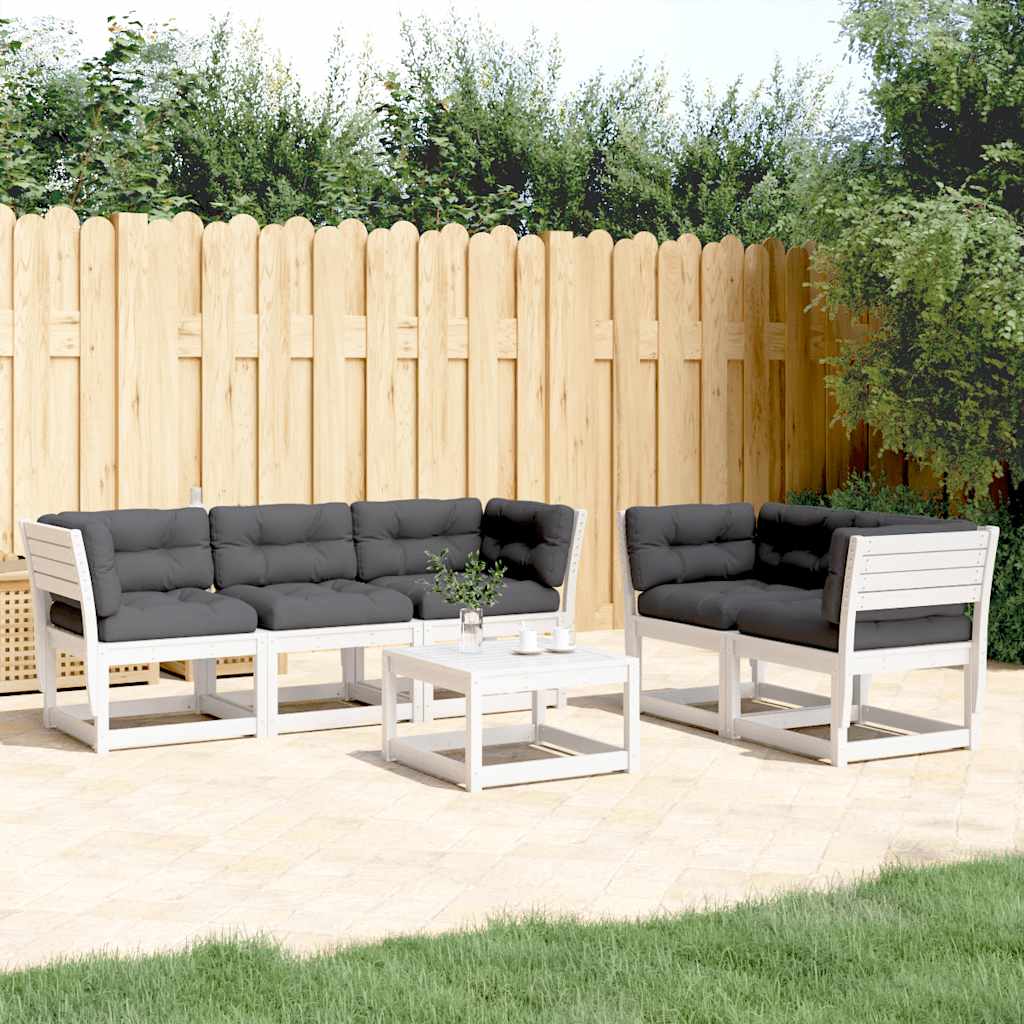 vidaXL 5-Piece Lounge Set Solid Pine Wood