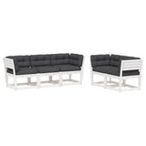 vidaXL 5-Piece Lounge Set Solid Pine Wood