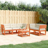 vidaXL 5-Piece Lounge Set Solid Pine Wood