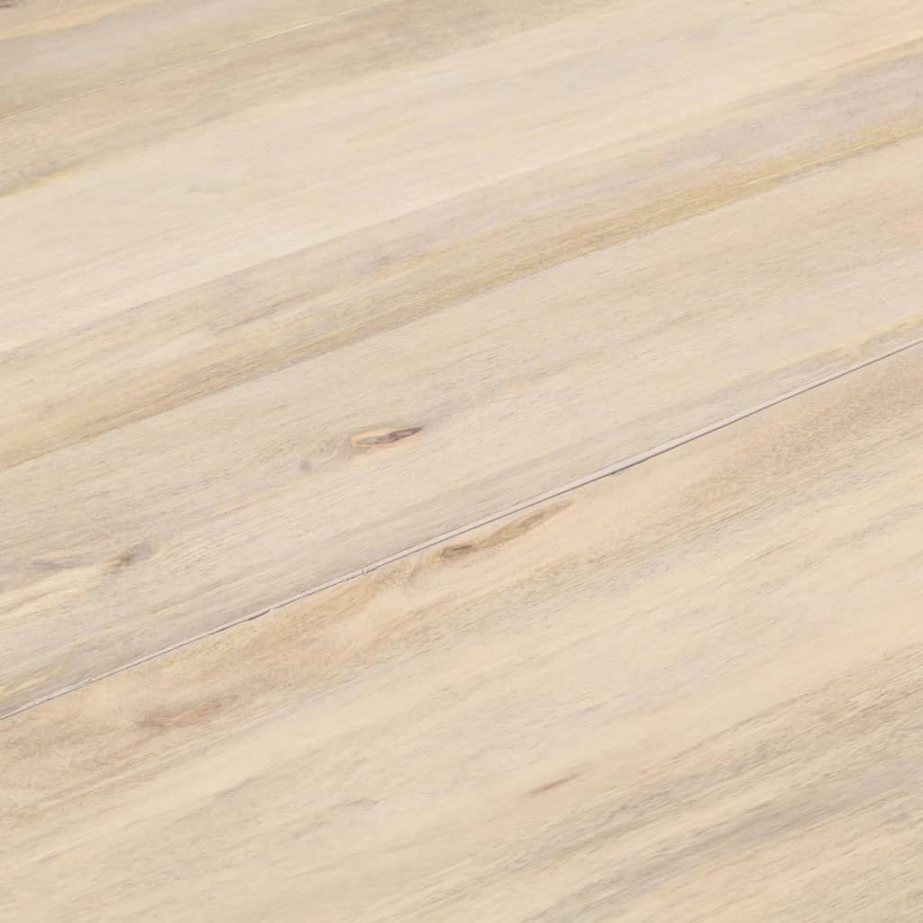 vidaXL Dining Table Round 110x76 cm Solid Mango Wood