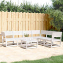 vidaXL 6-Piece Solid Pine Wood Lounge Set