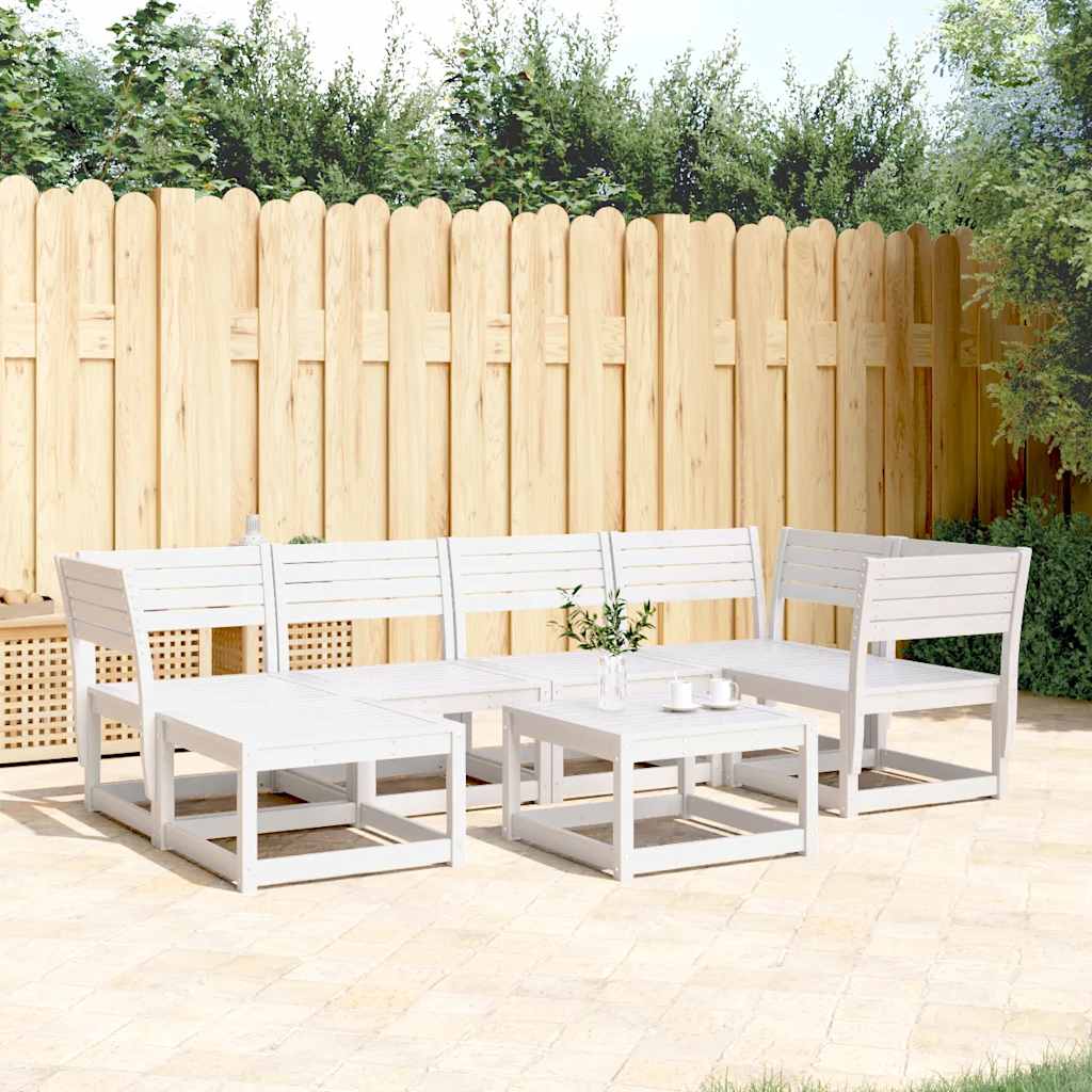 vidaXL 6-Piece Lounge Set Solid Pine Wood