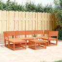 vidaXL 6-Piece Lounge Set Solid Pine Wood