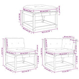 vidaXL 6-Piece Lounge Set Solid Pine Wood