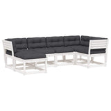 vidaXL 6-Piece Lounge Set Solid Pine Wood