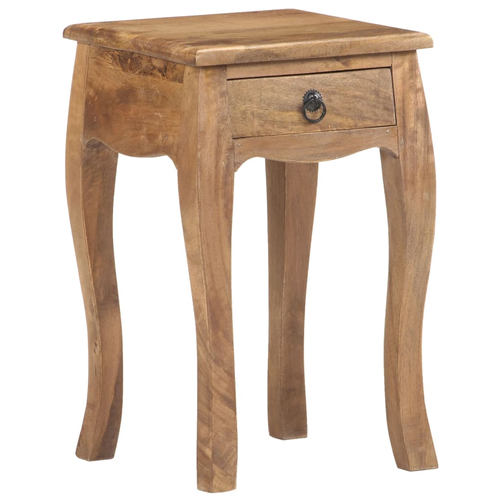 vidaXL Nachtkastje 28x28x46 cm massief mangohout