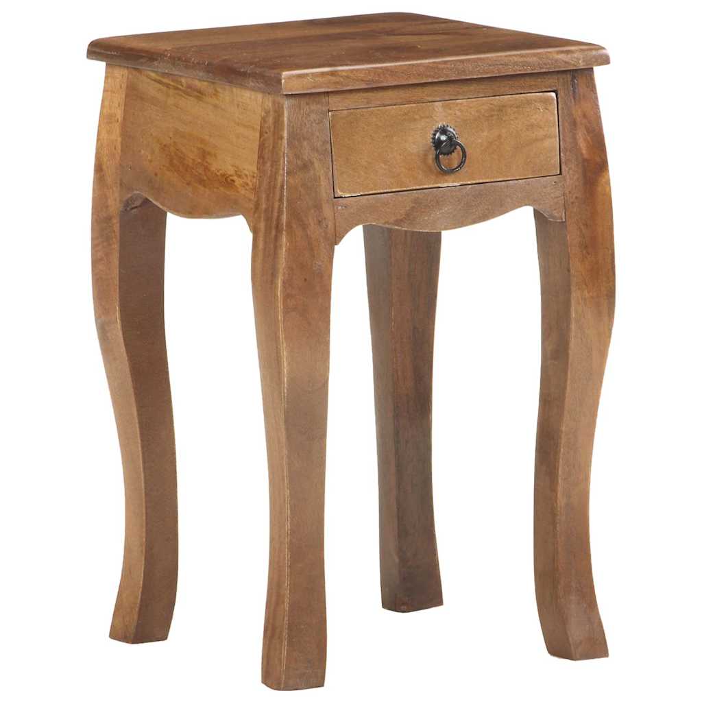vidaXL Nachtkastje 28x28x46 cm massief mangohout
