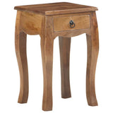 vidaXL Nachtkastje 28x28x46 cm massief mangohout