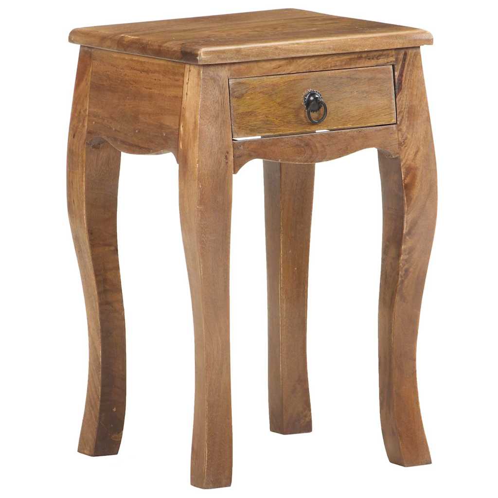 vidaXL Nachtkastje 28x28x46 cm massief mangohout