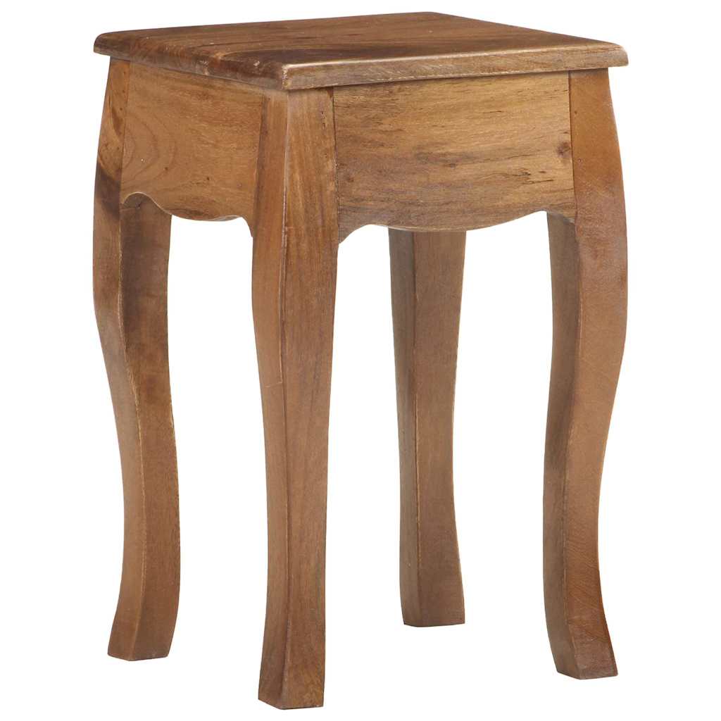 vidaXL Nachtkastje 28x28x46 cm massief mangohout