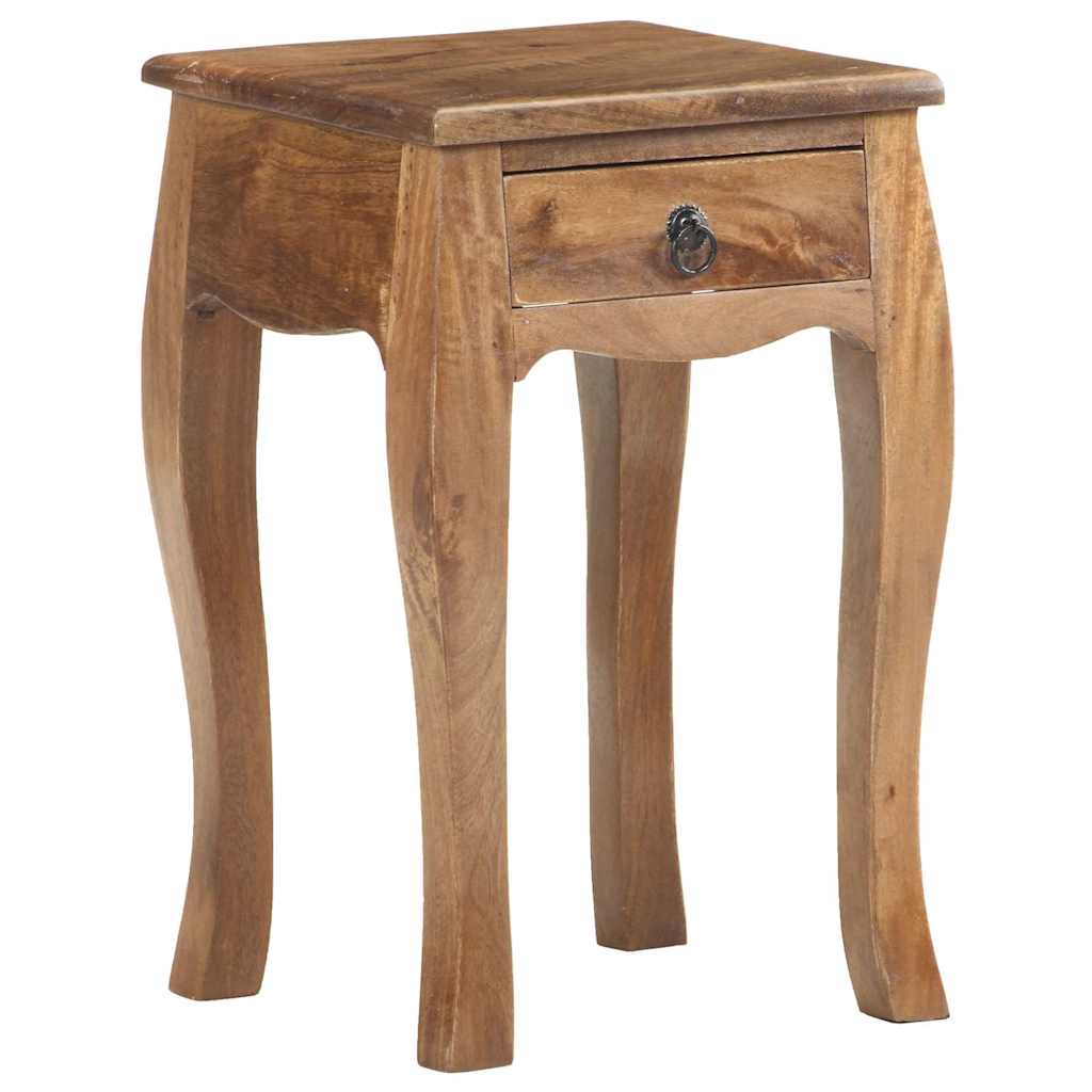 vidaXL Nachtkastje 28x28x46 cm massief mangohout