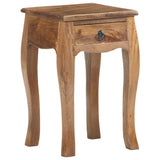 vidaXL Nachtkastje 28x28x46 cm massief mangohout