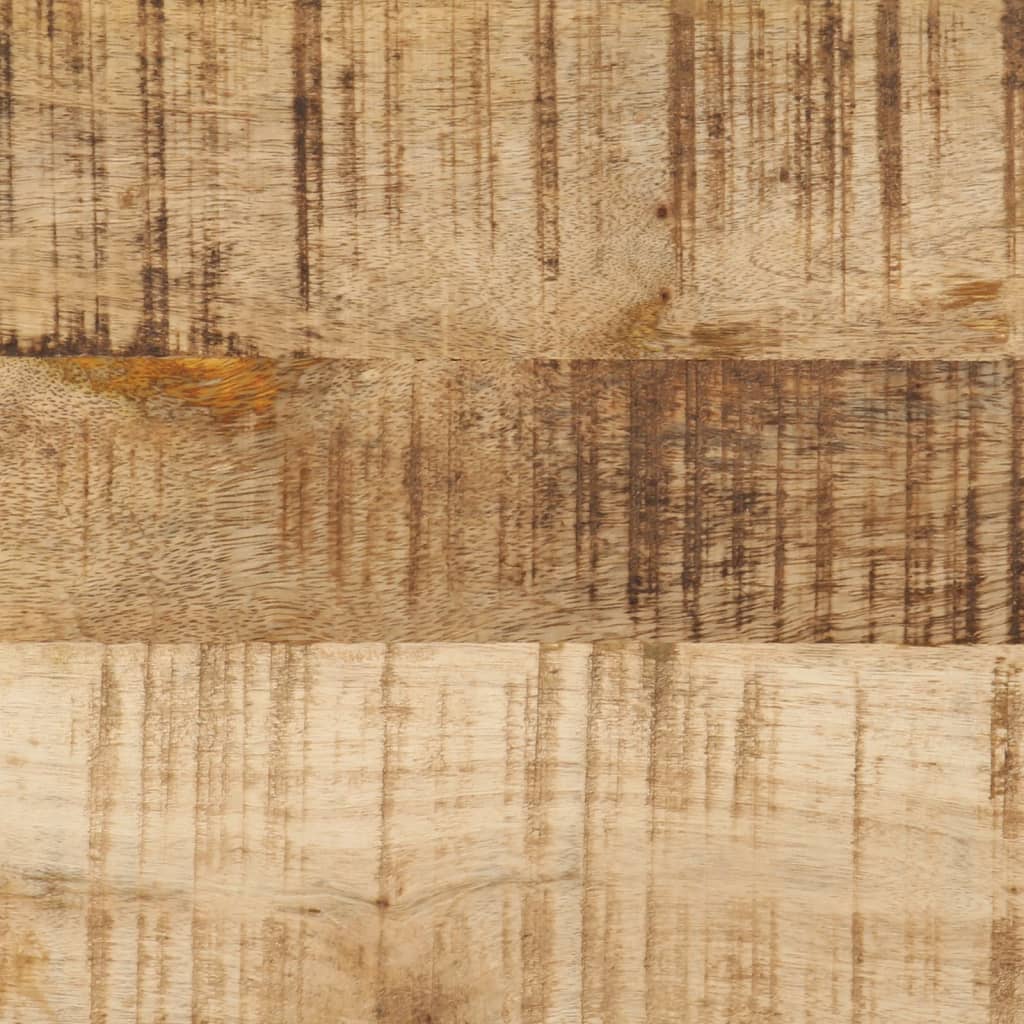 vidaXL Badkamerkast 40x27x180 cm ijzer en massief mangohout