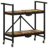 vidaXL Keukentrolley 87x36x81 cm massief mangohout