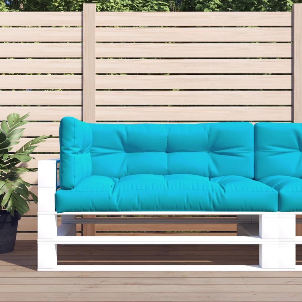 vidaXL Palletkussens 3 st stof antracietkleurig