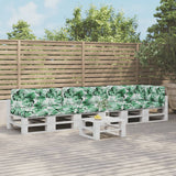 vidaXL Palletkussens 7 st stof antracietkleurig