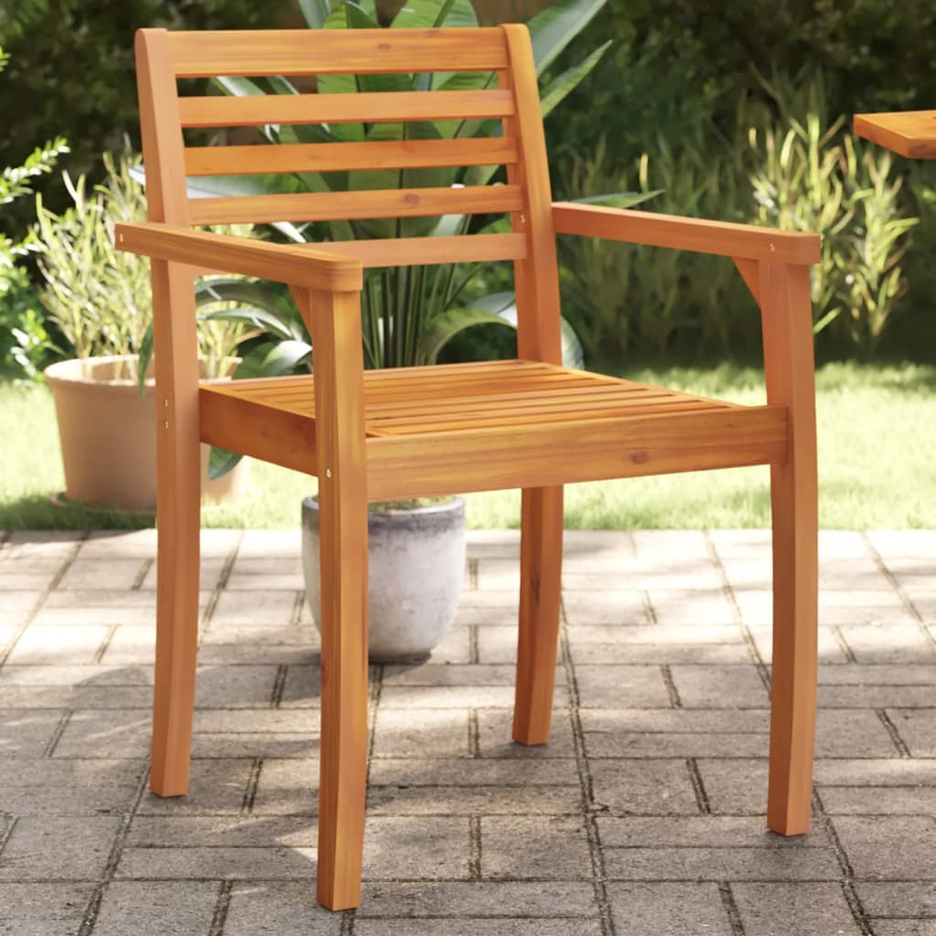vidaXL Tuinstoelen 4 st 59x55x85 cm massief acaciahout