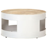 vidaXL Salontafel 43x55 cm massief gerecycled hout
