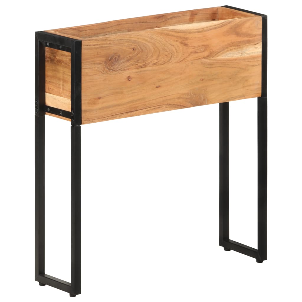 vidaXL Plantenbak 90x20x68 cm ruw mangohout
