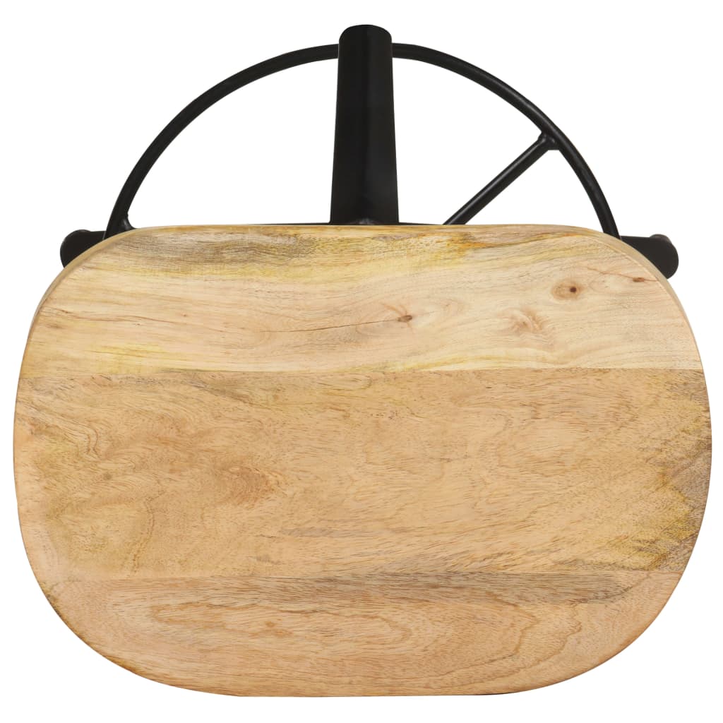vidaXL Barkrukken 2 st 76 cm massief mangohout