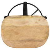 vidaXL Barkrukken 2 st 76 cm massief mangohout