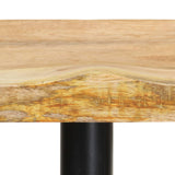 vidaXL Barkrukken 2 st 76 cm massief mangohout