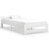 vidaXL Bedframe massief grenenhout 90x200 cm