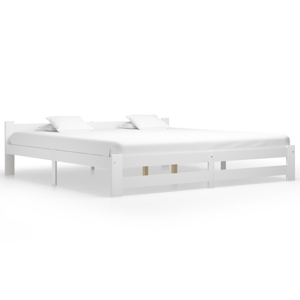 vidaXL Bedframe massief grenenhout 90x200 cm