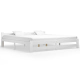 vidaXL Bedframe massief grenenhout 90x200 cm