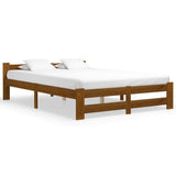 vidaXL Bedframe massief grenenhout 90x200 cm