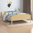 vidaXL Cadre de lit massif vert grenenhout 140x200 cm
