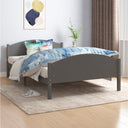 vidaXL Cadre de lit massif vert grenenhout 140x200 cm