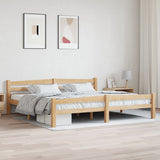 vidaXL Bedframe massief grenenhout 90x200 cm