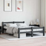 vidaXL Bedframe massief grenenhout 90x200 cm