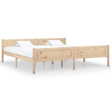 vidaXL Bedframe massief grenenhout 90x200 cm