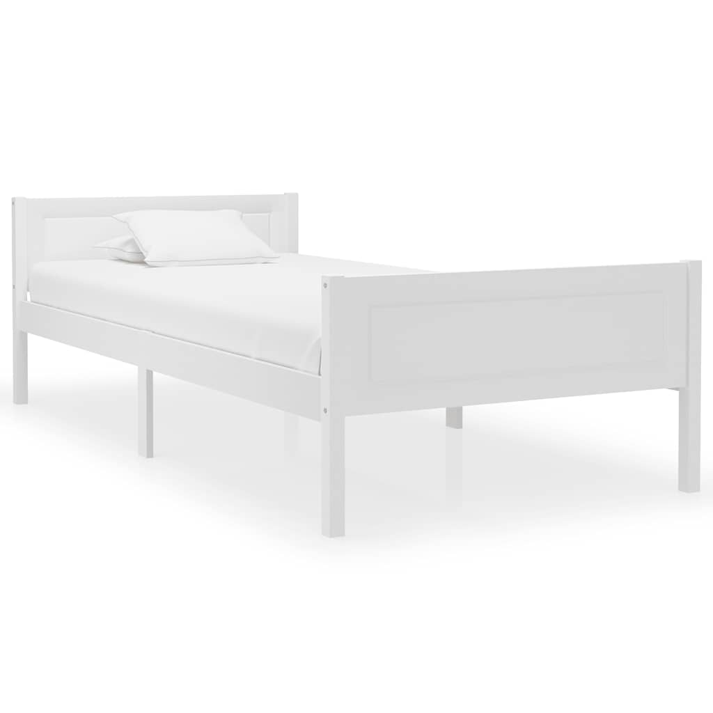vidaXL Bedframe massief grenenhout 90x200 cm