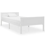vidaXL Bedframe massief grenenhout 90x200 cm