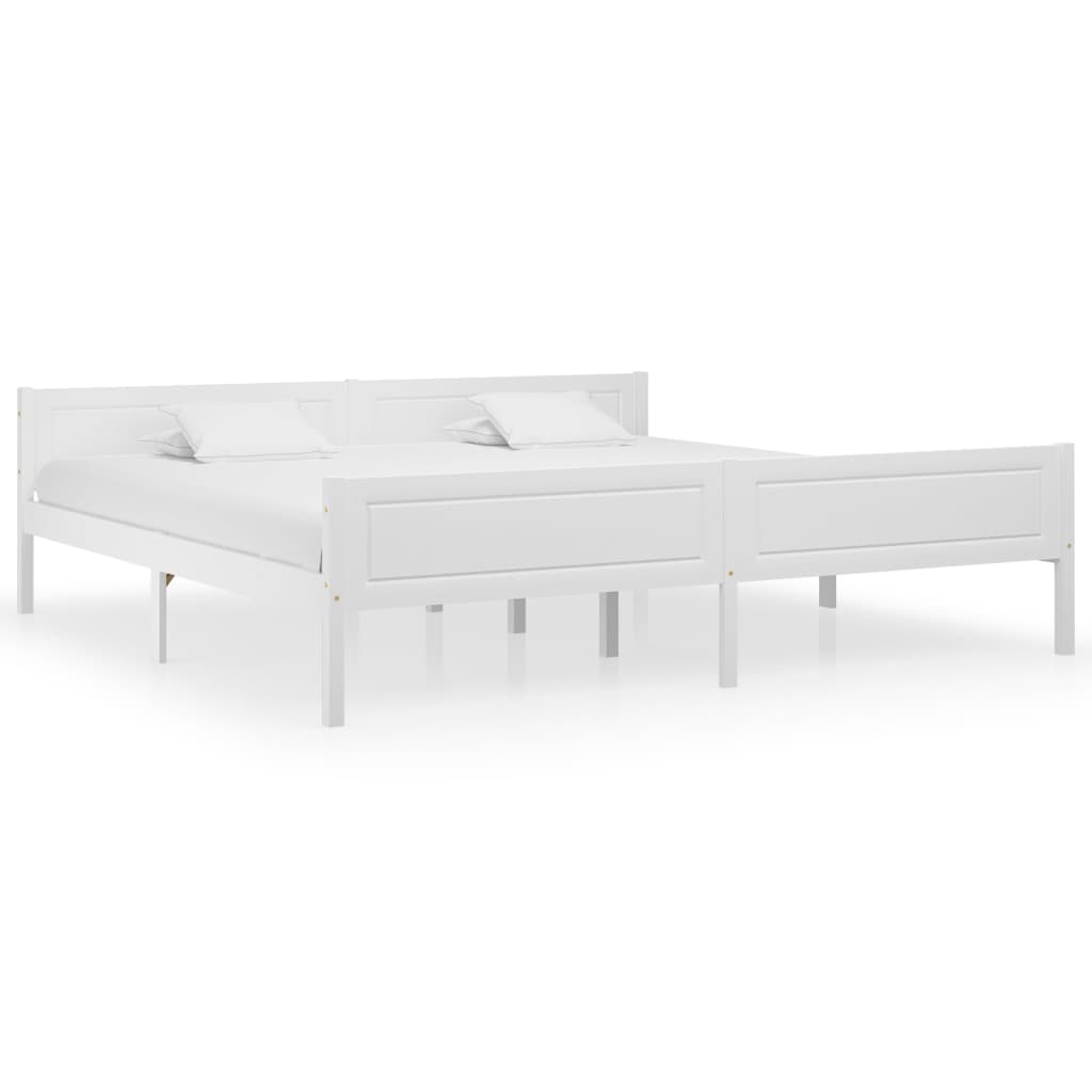 vidaXL Bedframe massief grenenhout 90x200 cm