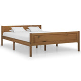 vidaXL Bedframe massief grenenhout 90x200 cm