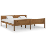 vidaXL Bedframe massief grenenhout 90x200 cm