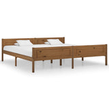 vidaXL Bedframe massief grenenhout 90x200 cm