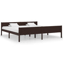 vidaXL Cadre de lit massif vert 90x200 cm