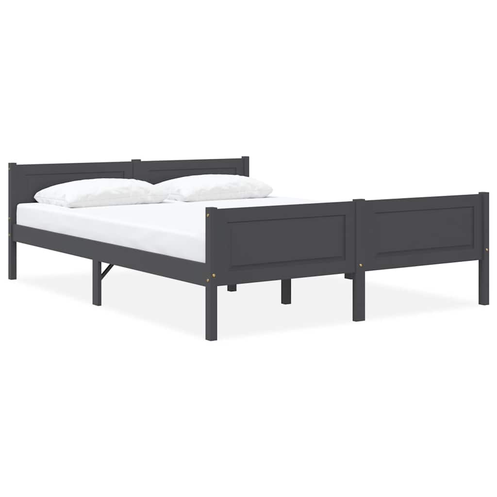 vidaXL Bedframe massief grenenhout 90x200 cm