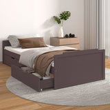 vidaXL Bedframe met lades massief grenenhout 90x200 cm