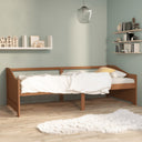 vidaXL Bedbank 3-zits massief grenenhout 90x200 cm