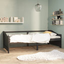 vidaXL Bedbank 3-zits massief grenenhout 90x200 cm
